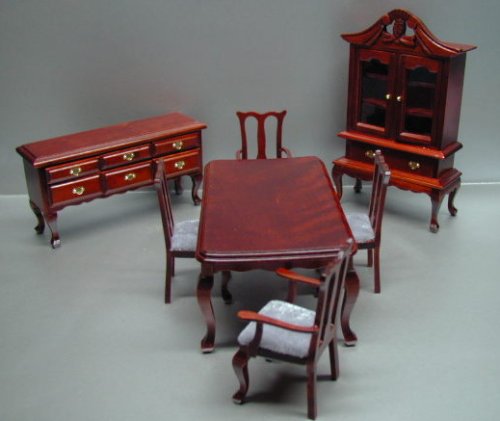 (image for) 7-Pc Mahogany Dining Set